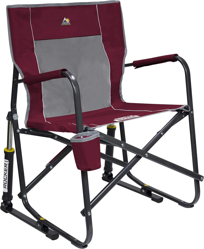 GCI OUTDOOR Freestyle Rocker Outdoor Rocking Chair with Beverage Holder