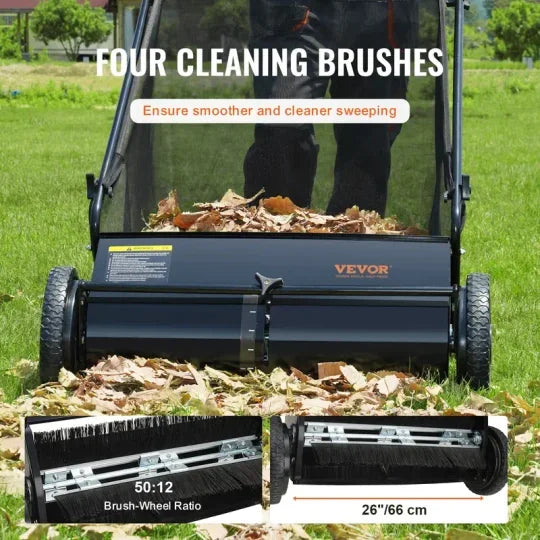 ๐ Tackle Leaves with Power โ Push Sweeper That Lasts