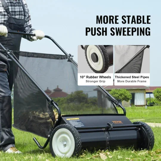 ๐ Tackle Leaves with Power โ Push Sweeper That Lasts