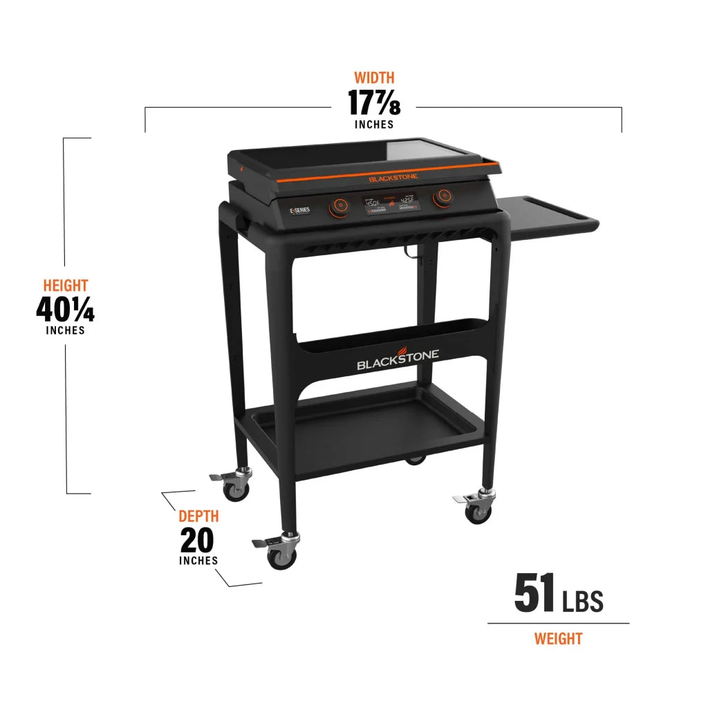 🔥 Grill Anywhere – E-Series 22" Electric Griddle on Cart