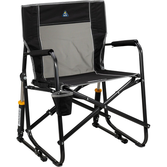 GCI OUTDOOR Freestyle Rocker Outdoor Rocking Chair with Beverage Holder